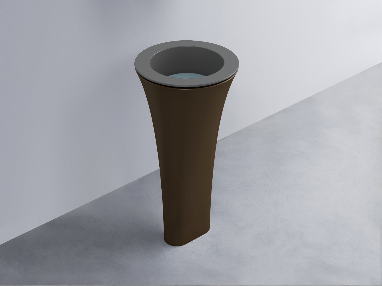 AMLA45-CM+AMPILT-PL+AMCOLT-CA Раковина Amedeo Tondo отдельностоящая cielo Enjoy + Amedeo Ceramica Cielo