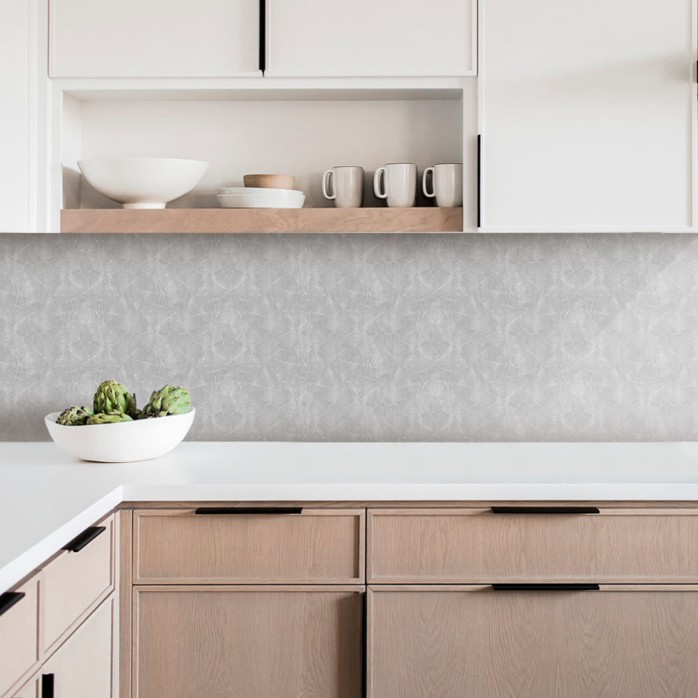 Кухонный фартук АБС Stella Light Вулканический Пепел 600*3000*0,75мм STSR-978 - Вид №1