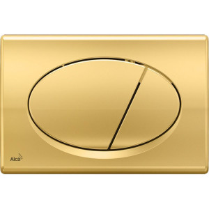 90729426 Панель смыва BASIC M75 цвет жёлтый / золотой STLM-0358028 ALCAPLAST