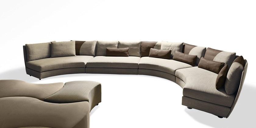 Giorgetti Изогнутый модульный диван из ткани sun-id-1447108 - Вид №1