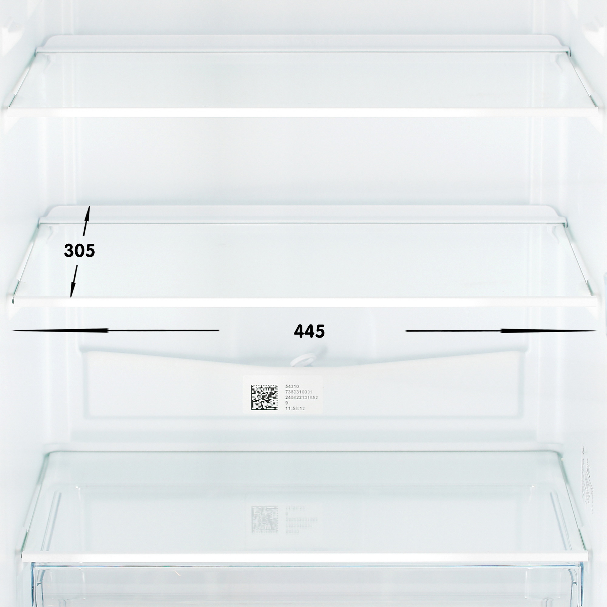 5449126 Холодильник с морозильником   Beko B1RCSK312W белый STDN-0017184 - Вид №6