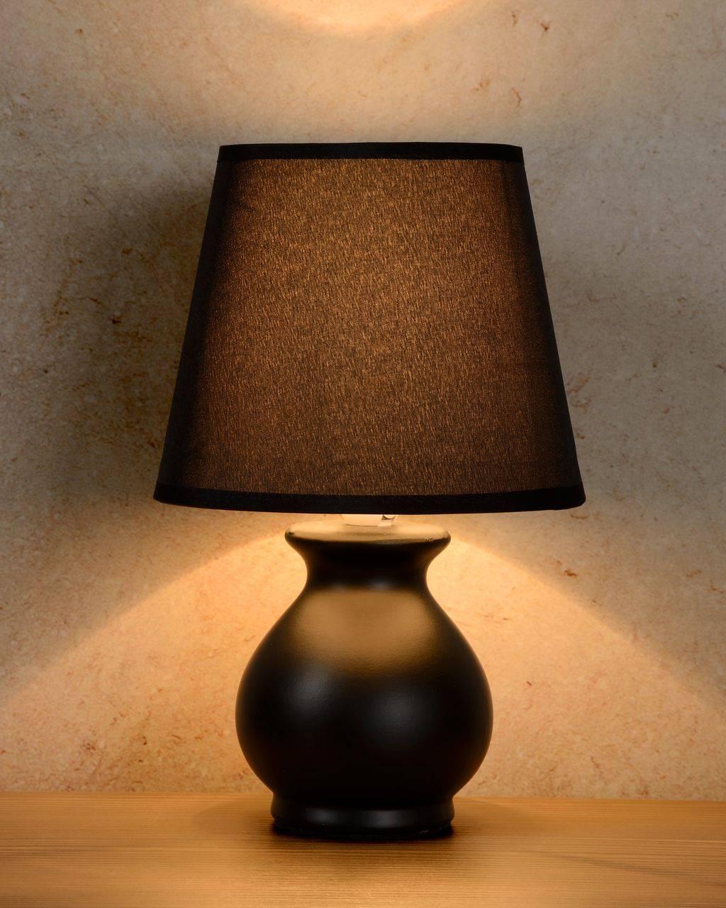 Настольная лампа Lucide Mia 14561/81/30 LUCIDE ВАЗА 080244 Черный  - Вид №1
