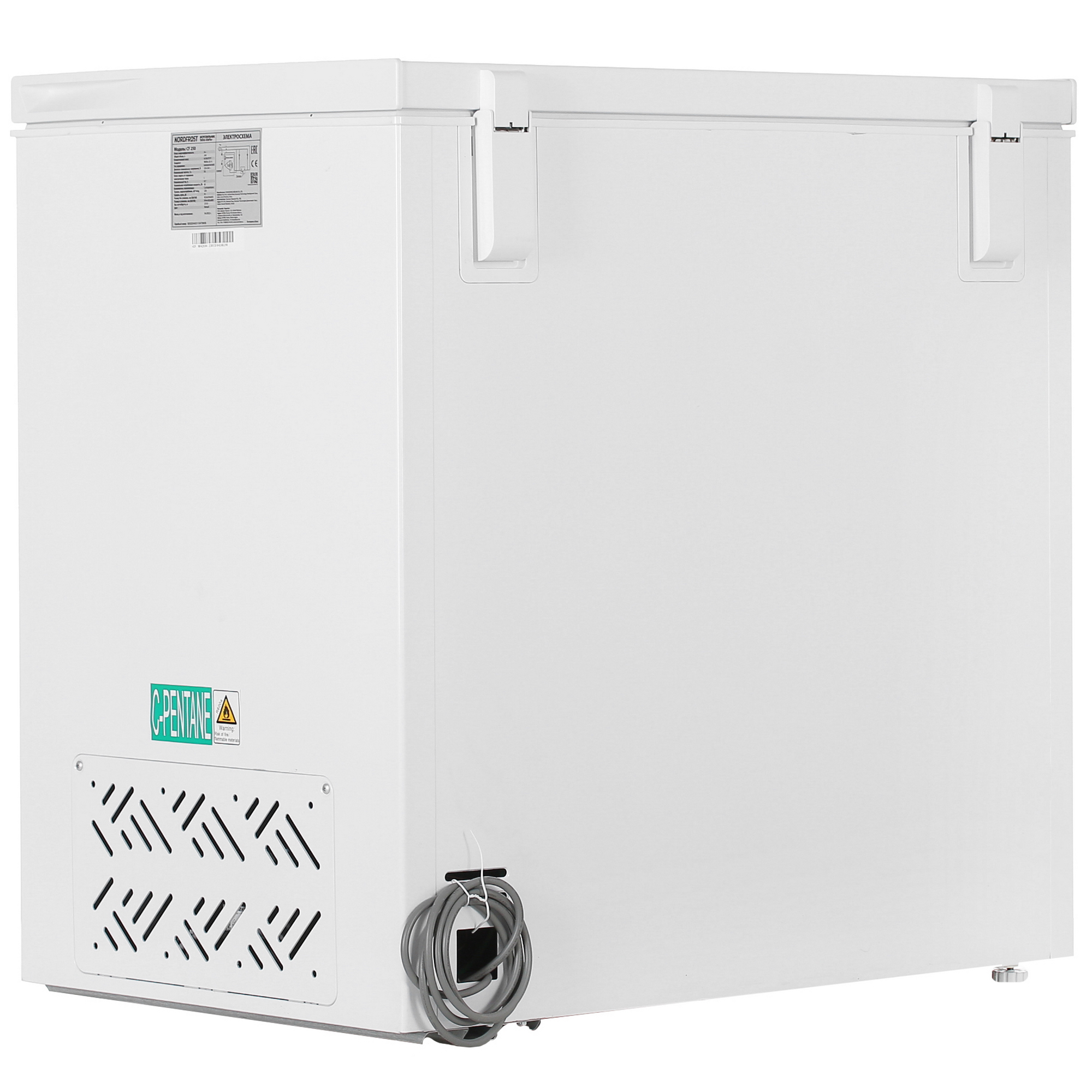 5368262 Морозильный ларь Nordfrost CF250 белый STDN-0091541 - Вид №4