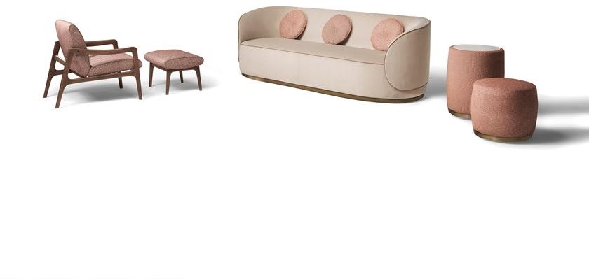 CTS SALOTTI Кресло из ткани с подлокотниками Jack sun-id-1386752 - Вид №3