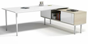 ACTIU Прямоугольный стол из алюминия Longo