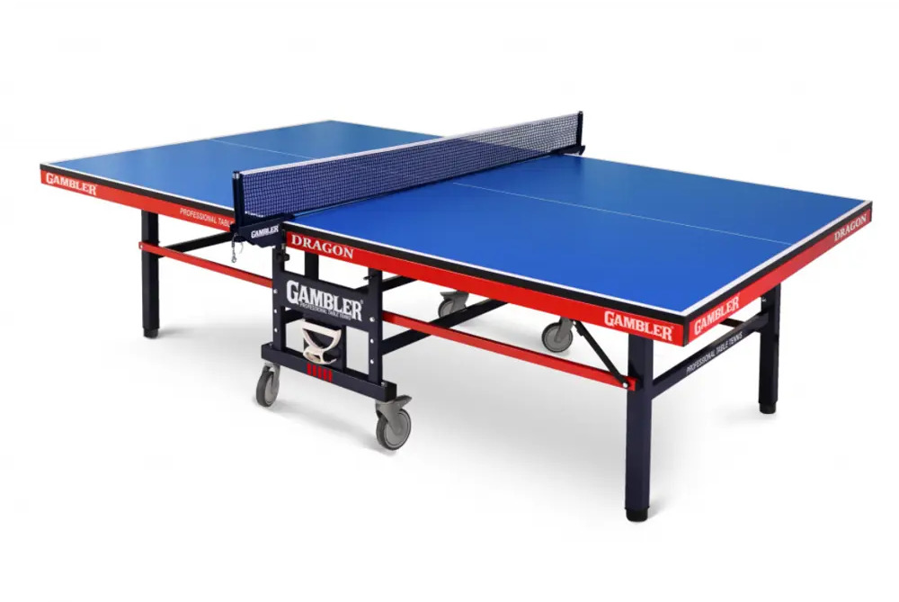 90584596 Теннисный стол складной Gambler Dragon Blue 274 - 274 см х 152.5 см х 76 см ЛДСП синий STLM-0954677