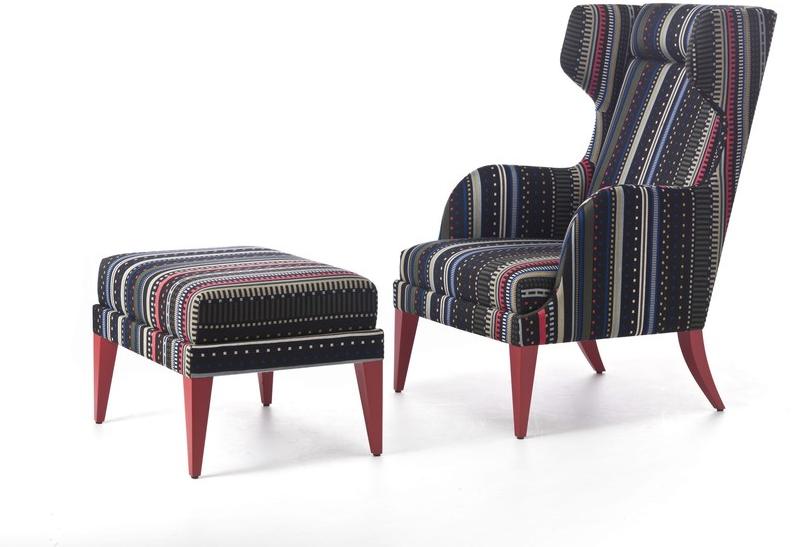 Very Wood Пуф из ткани Onda sun-id-1469183 - Вид №1