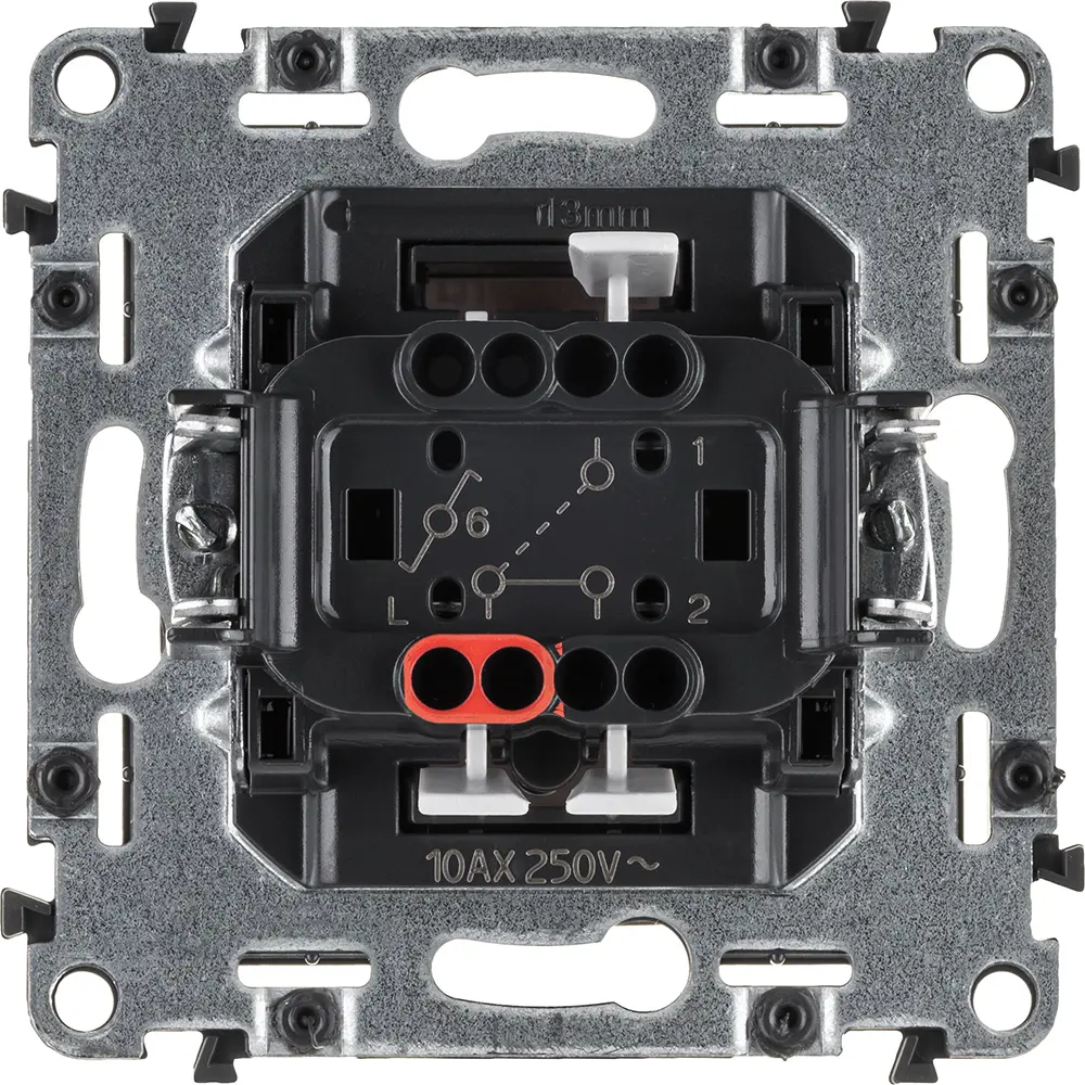 Valena ALLURE.Переключатель 10АХ 250В с лицевой панелью.Безвинтовые зажимы.Белый legrand VALENA LIFE/ALLURE STLM-2078467 - Вид №2