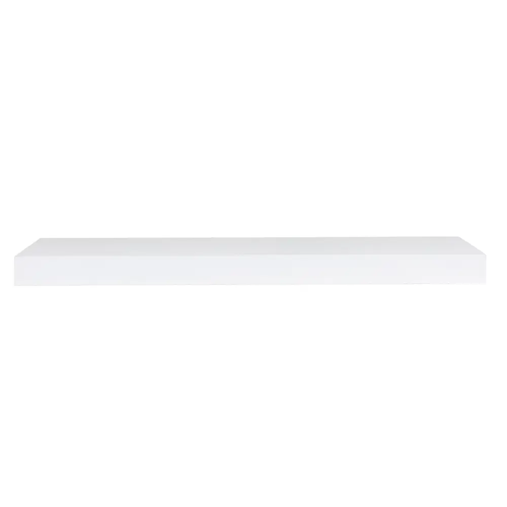 Настенная полка KONSENSA 60x23.5 см со скрытым креплением МДФ цвет белый 89425865 STLM-2135100  - Вид №2