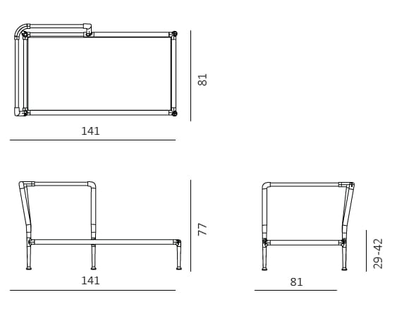 Металлический сад Dormeuse Unopiù Treble ARCH-00116976 - Вид №12