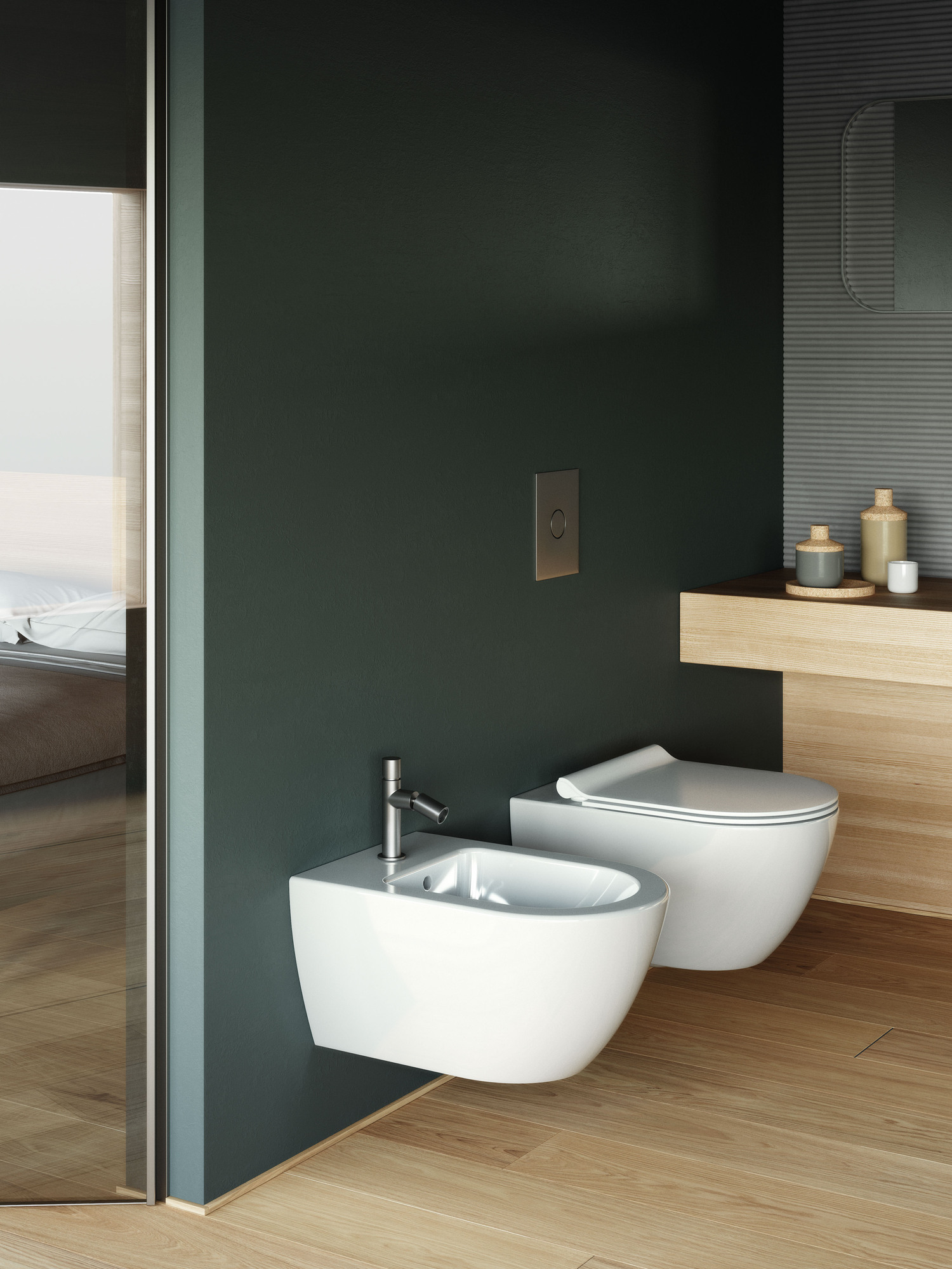 881511 Подвесной унитаз настенный Белый GSI ceramica Pura Италия - Вид №2