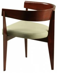 Morelato Стул из вишневого дерева с подлокотниками Contemporaneo Art. 3893