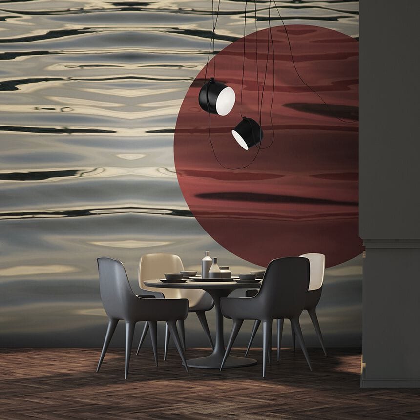 Геометрические обои N.O.W. Edizioni CANVAS / INFINITIVE DROPS ARCH-00048087 - Вид №1