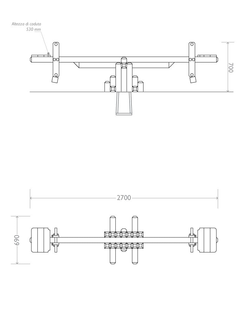 Переработанная пластиковая карусель EUROCOMITALIA BILICO ARCH-00138461 - Вид №2