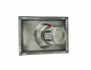 046290.0B0.62 Комплект отделки с ручкой для термостатической системы Сатин никель