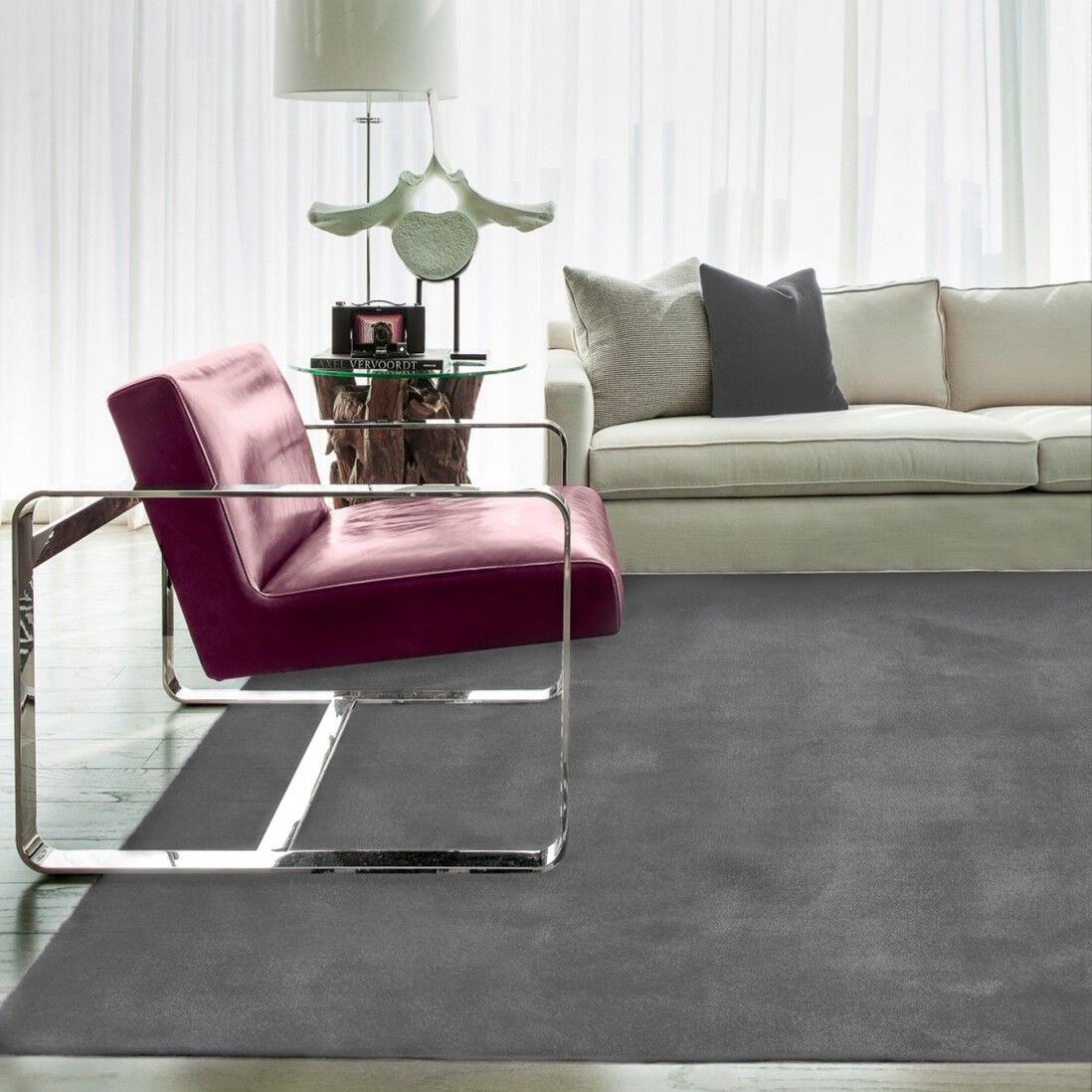 Сплошной цвет прямоугольный ковер Ademi Essential ARCH-00089886 - Вид №8