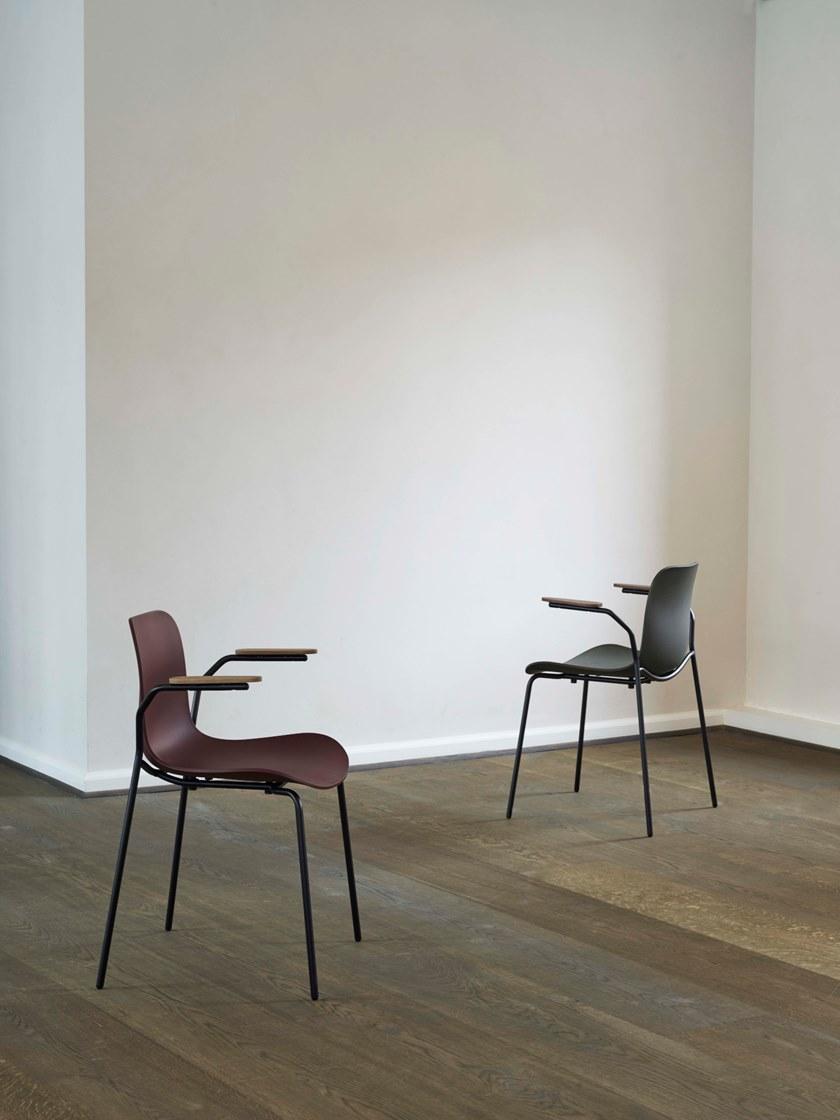 NORR11 Пластиковый стул с подлокотниками Langue sun-id-1383342 - Вид №6