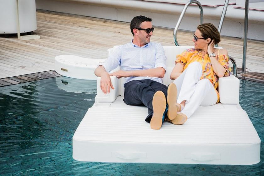 Trona Плавающий шезлонг из экокожи Trona sun-id-1474870 - Вид №3