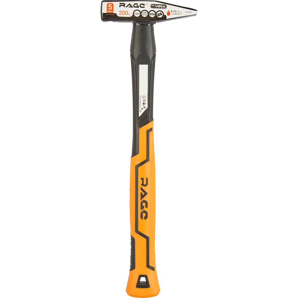Молоток RAGE с фиберглассовой рукояткой 200 г для профессиональных работ 87681461 STLM-0074856 - Вид №4