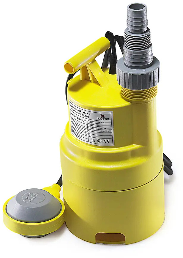 91014723 Насос погружной дренажный Aquatim Am-wpc400-03gt чистая и загрязненная вода расход 7000 л/ч STLM-0441981