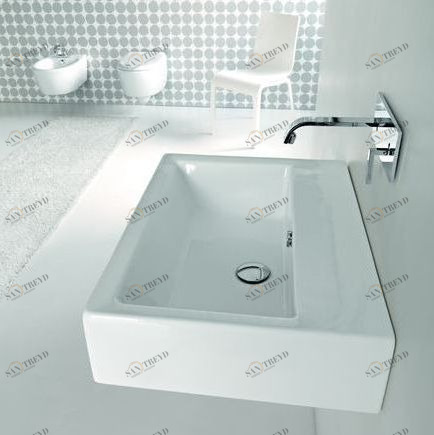 43510 Накладная раковина на столешницу  овальная Ceramica Hidra 