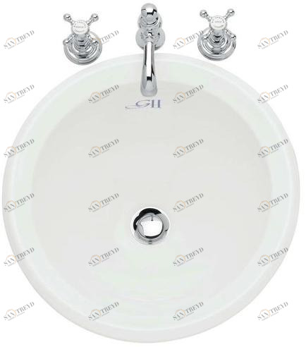 Встроенная раковина под столешницу овальная Gentry Home Nouveau sun-id-1403155
