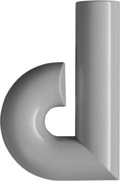 702.165.D номера домов HEWI Türzubehör  - Вид №1