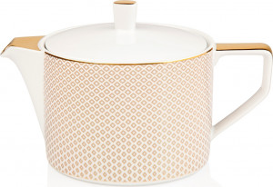 10621287 Rosenthal Чайник Rosenthal Францис Карро Беж 1,2л, фарфор Фарфор