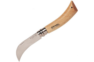 15863746 Садовый нож с изогнутым лезвием №8 656 Opinel