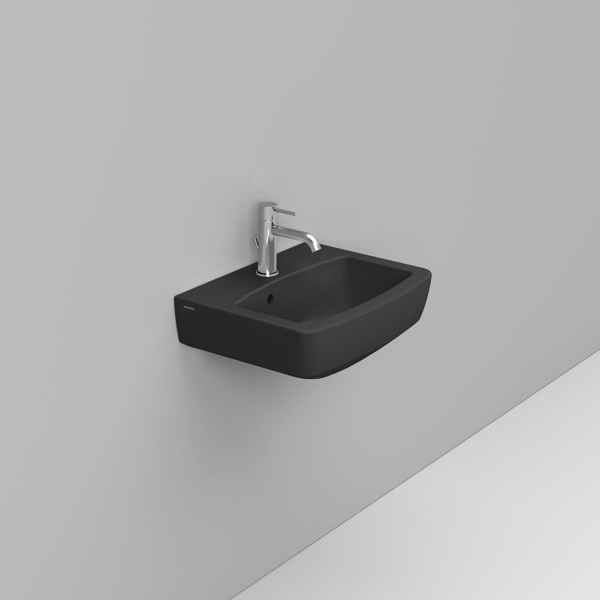 Керамическая подвесная прямоугольная раковина с переливом Ceramica Dolomite Mia ARCH-00118032 - Вид №8