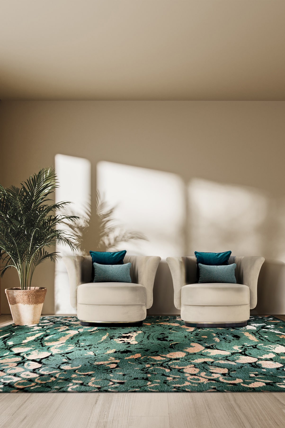 Рептилиусковрик RUG'SOCIETY Botanical 52_206  - Вид №1