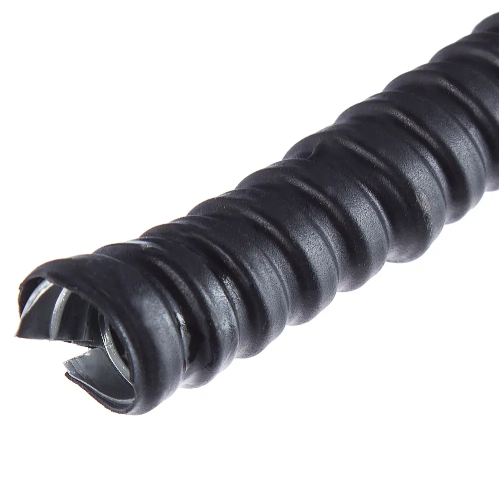 Металлорукав IEK РЗ-ЦП D12 мм 20 м в ПВХ изоляции цвет черный STLM-2074693 - Вид №2