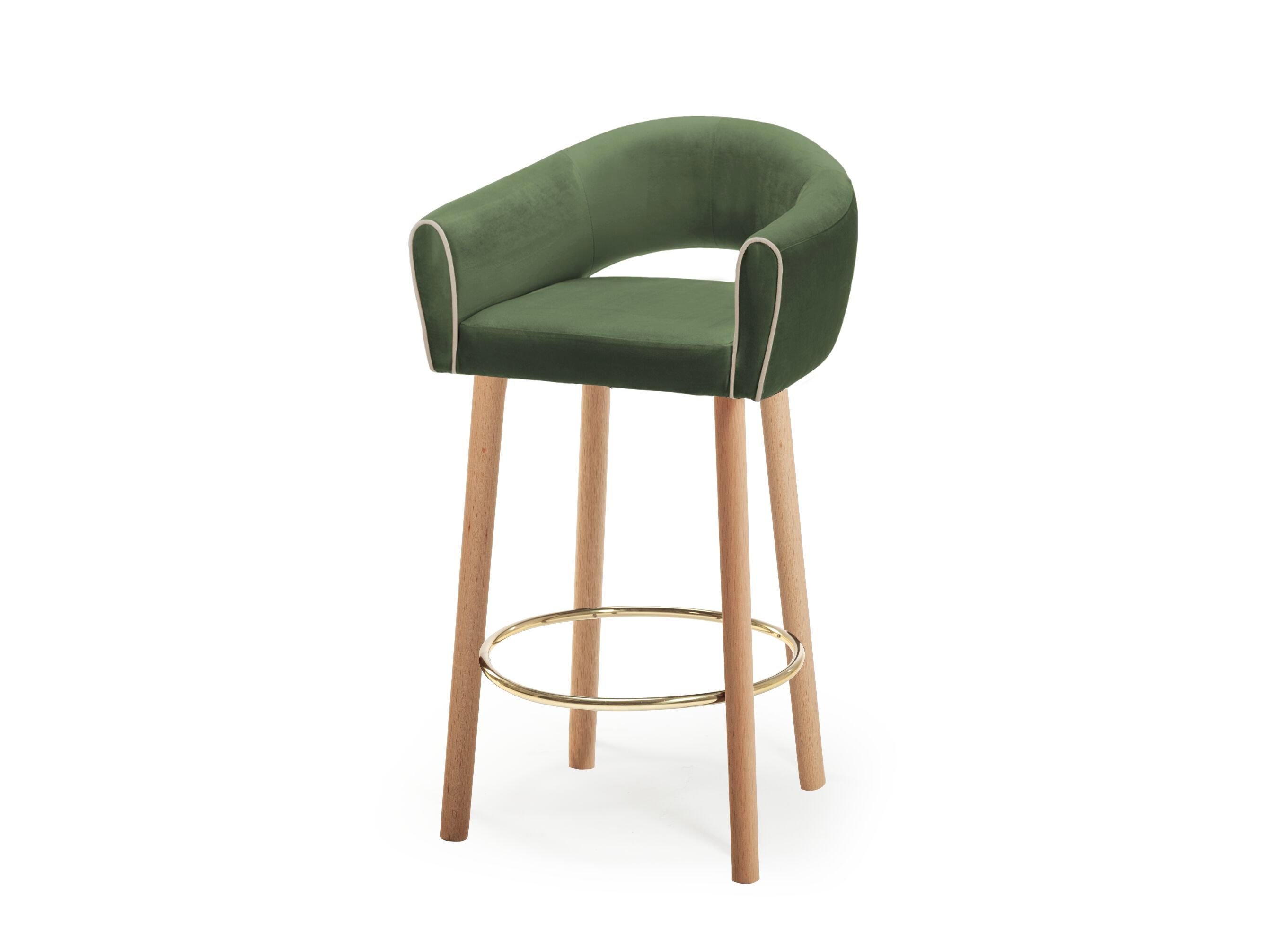 Тканевый мягкий стул с подлокотниками со спинкой Mambo Unlimited Ideas Grace ARCH-00067585