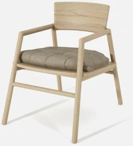 KARPENTER Кресло из дерева с подлокотниками Circa17 Cc04-o