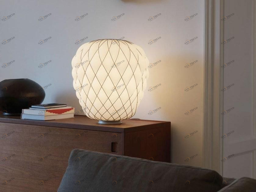 Настольная лампа из дутого стекла Pinecone Santreyd sun-id-1411443