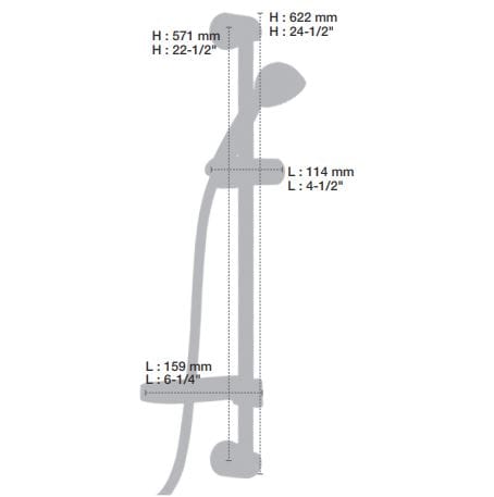 Термостатический набор для душа с душем BARIL PRO-3000-18 ARCH-00134339 - Вид №4
