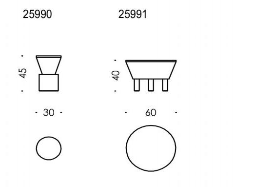 Wittmann Журнальный столик обтянутый кожей с мраморной столешницей sun-id-1442119 - Вид №3