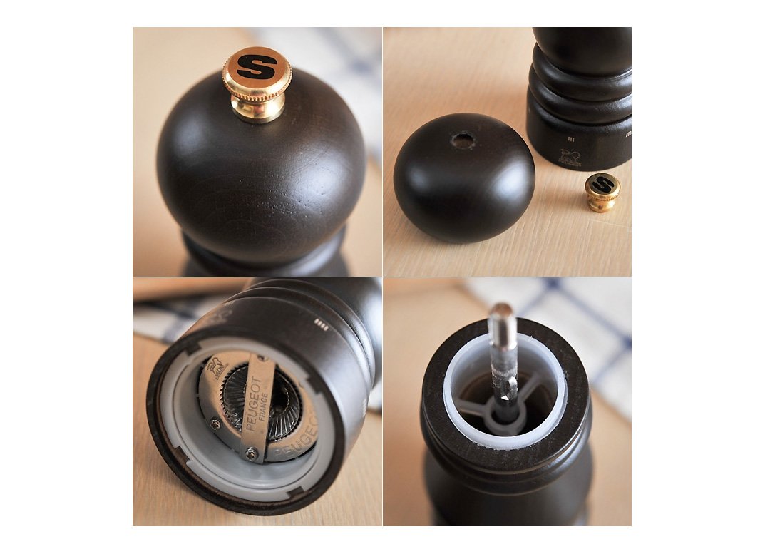 Мельница для соли шоколад 12 см Paris PEUGEOT ДИЗАЙНЕРСКИЕ 00-3952143 Коричневый  - Вид №1