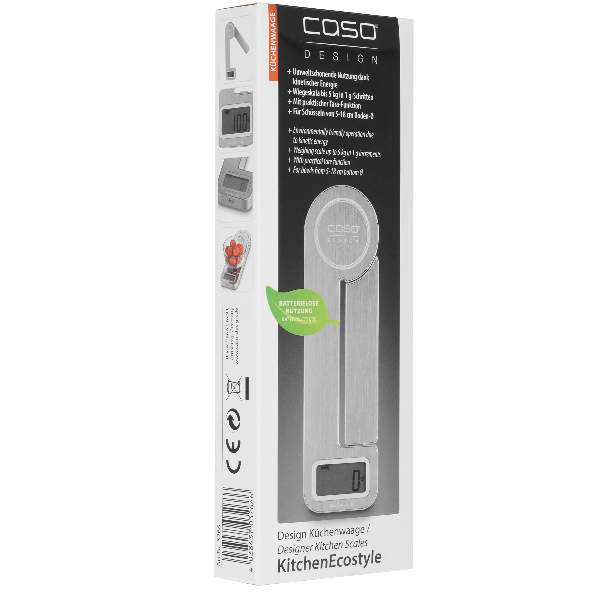 5365585 Кухонные весы CASO Kitchen Ecostyle серебристый STDN-0050498 - Вид №5