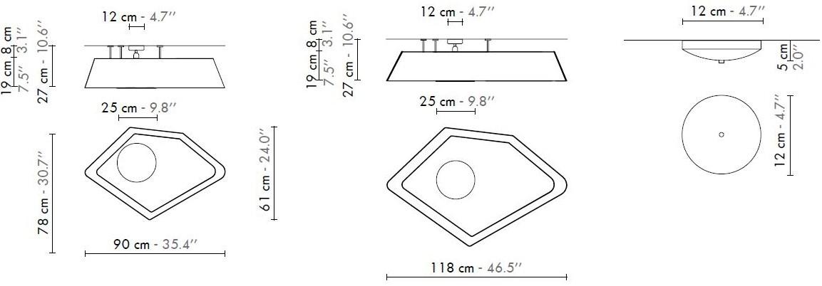 designheure Светодиодный потолочный светильник Nénuphar sun-id-1418642 - Вид №5