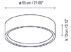 Потолочный светильник из полиуретана Elea Santreyd sun-id-1466961 - Вид №2