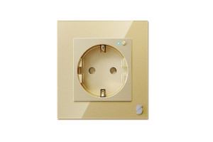 18818334 Умная встраиваемая золотая розетка Powerswitch-W1 00-00003045 SIBLING