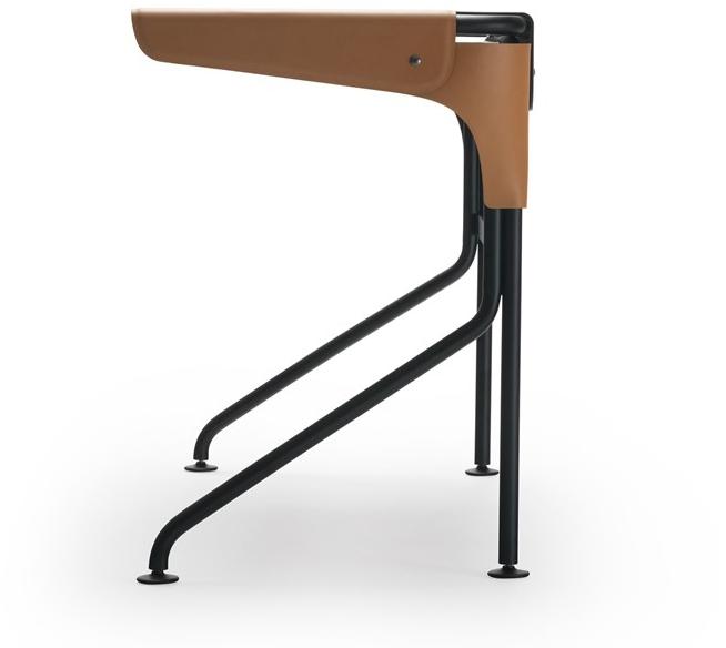 Zanotta Письменный стол из стали и кожи sun-id-1463778 - Вид №1