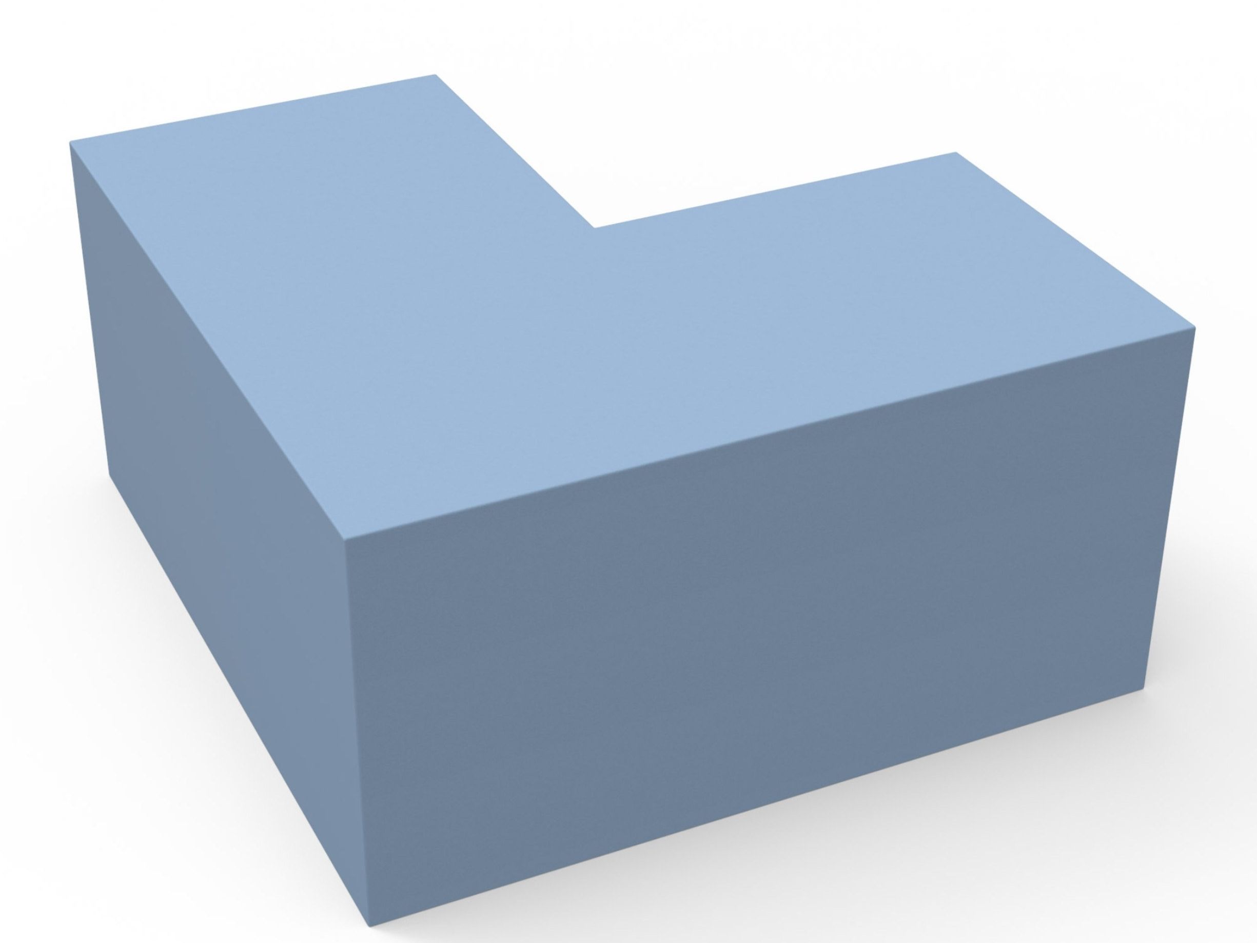 Модульная скамья из пены QM без спинки Quinze & Milan Форма ARCH-00110124