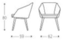 Duvivier Canapés Кожаное кресло с подлокотниками  Marixc11  - Вид №4