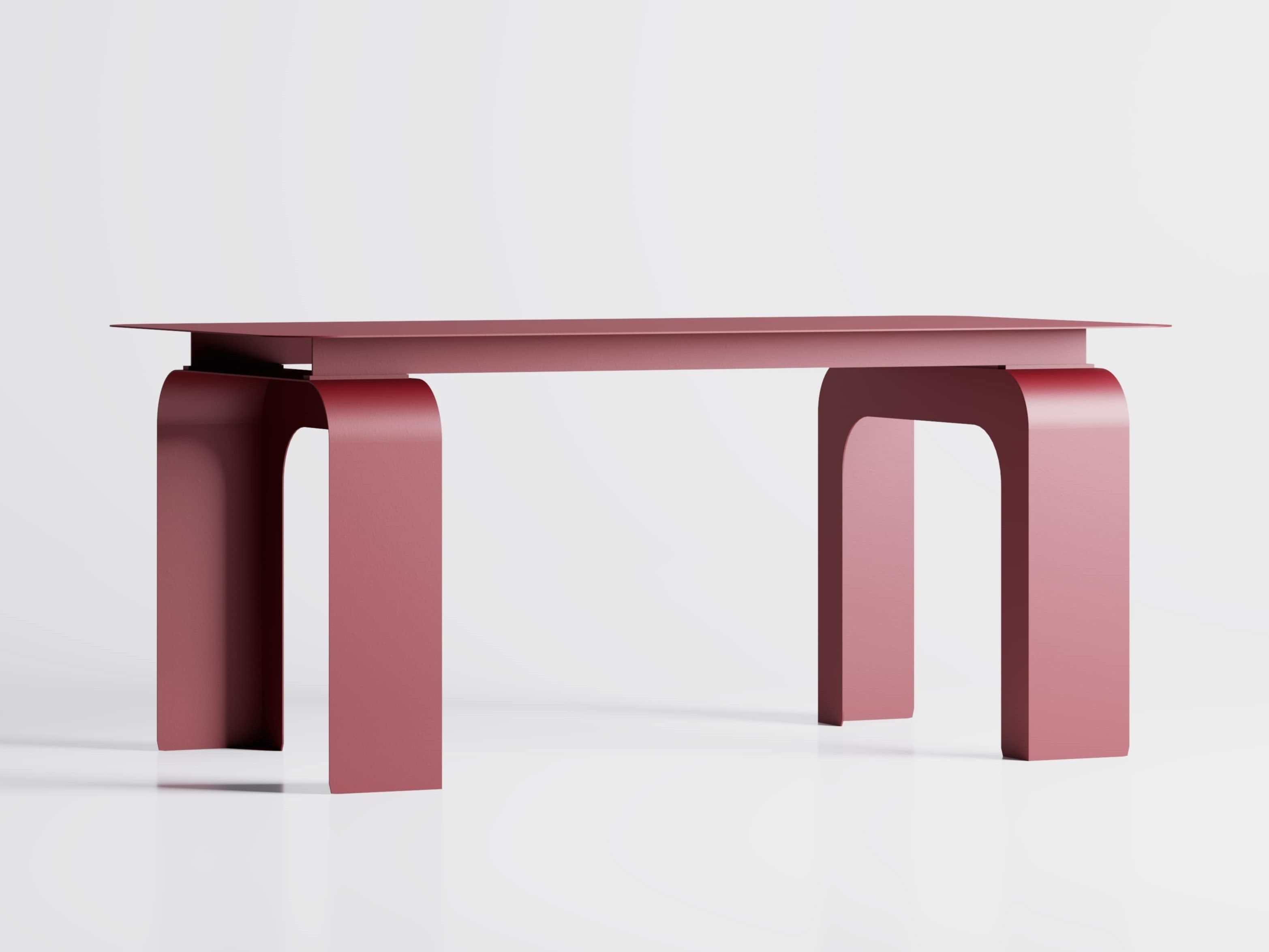 Прямоугольный стол для гостиной из стали Corten™ TrackDesign GANIMEDE ARCH-00064796 - Вид №1