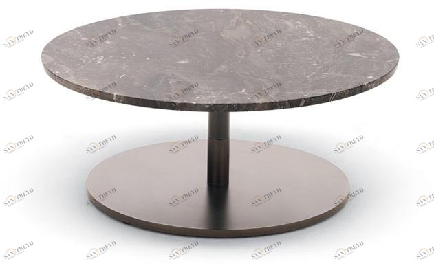 MisuraEmme Низкий круглый мраморный журнальный столик Misuraemme sun-id-1480613