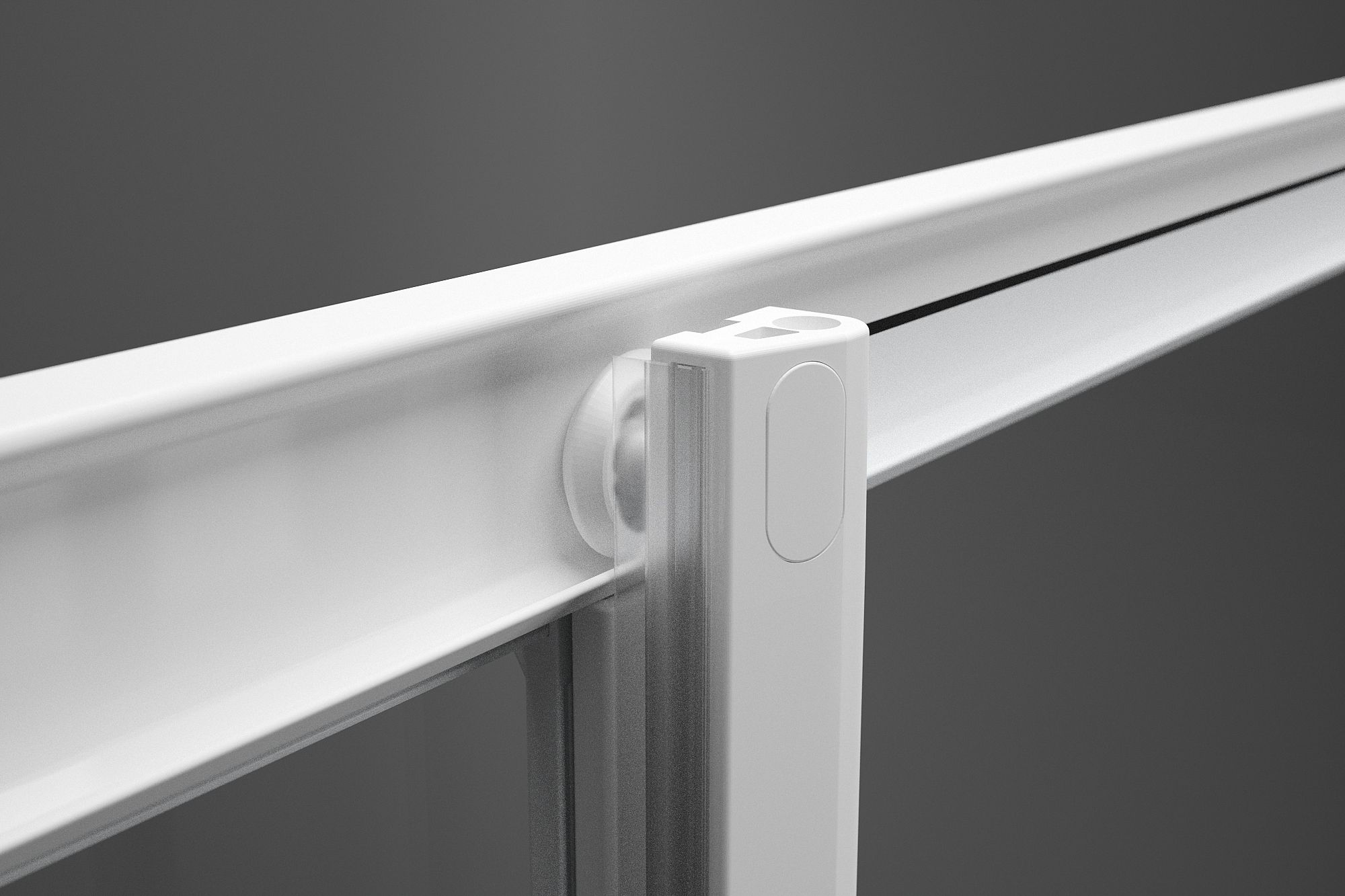 Нишевая душевая кабина с сильфонной дверью Novellini Lunes ARCH-00137698 - Вид №5