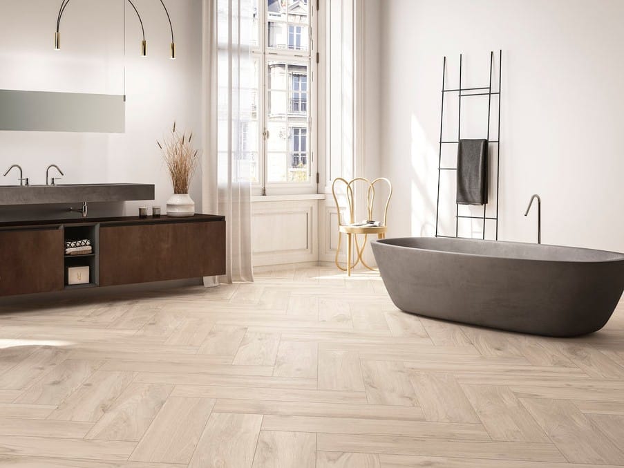Пол / облицовка керамогранита под дерево Fiandre Bois urbain ARCH-00147008