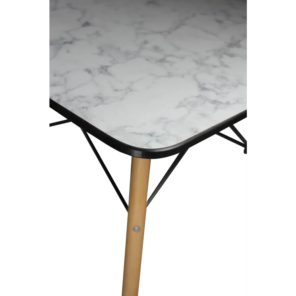 Стол кухонный Instam STI-S80 5154-02 квадрат 80x75x80 см дерево цвет светлый мрамор 87746722 STLM-2002188 Santreyd - Вид №3